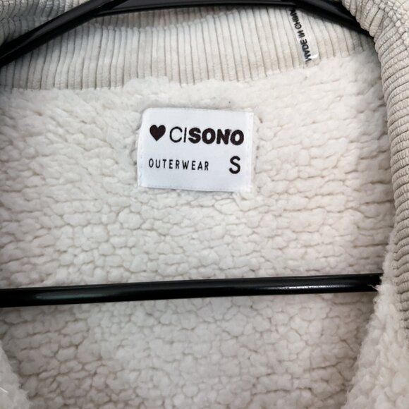 Button Up Jacket with Corduroy - Picture 2 of 3